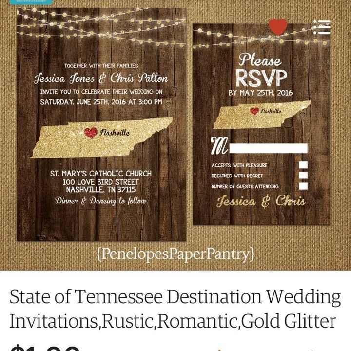 Show me your invitations!