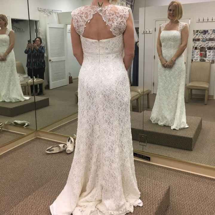 Adding straps to a strapless dress -- how did it turn out?
