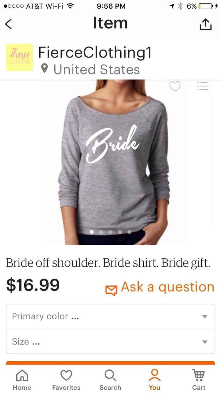 Bride sweatshirt