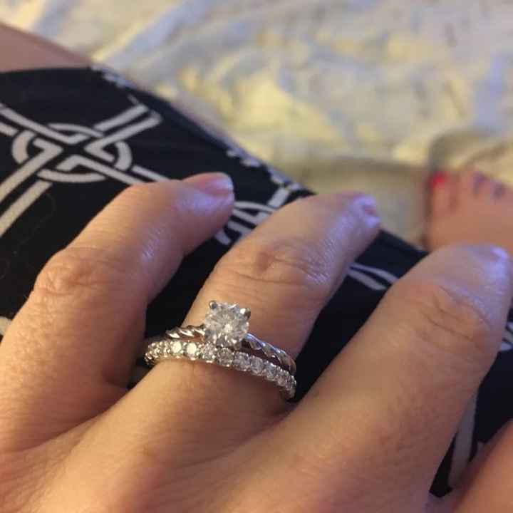 Show me the wedding bands....