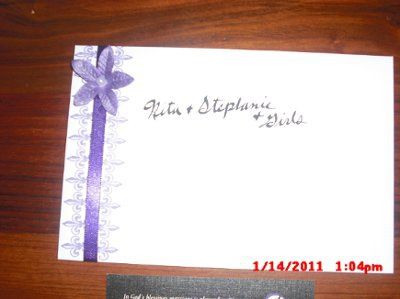 Invations are in (pixs)