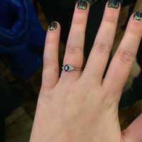 Blue wedding ring - 1