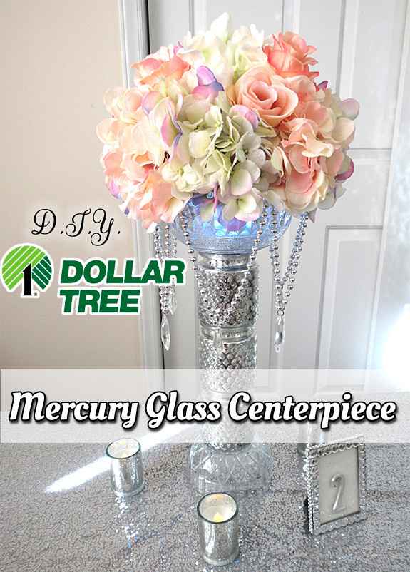 Mercury Glass Centerpiece