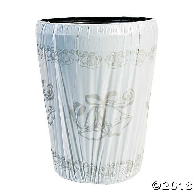 Wedding Trash Can Cover 1