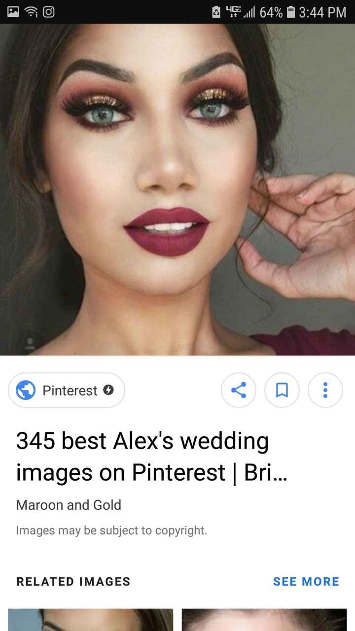 What make up would you suggest for a fall wedding? - 1