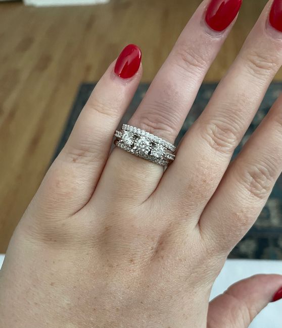 One or two wedding bands? 2