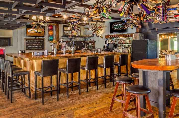 Picture of our reception bar because it's awesome