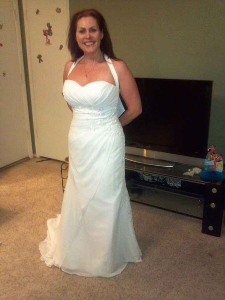 My gown looks better than I ever expected - **pics**