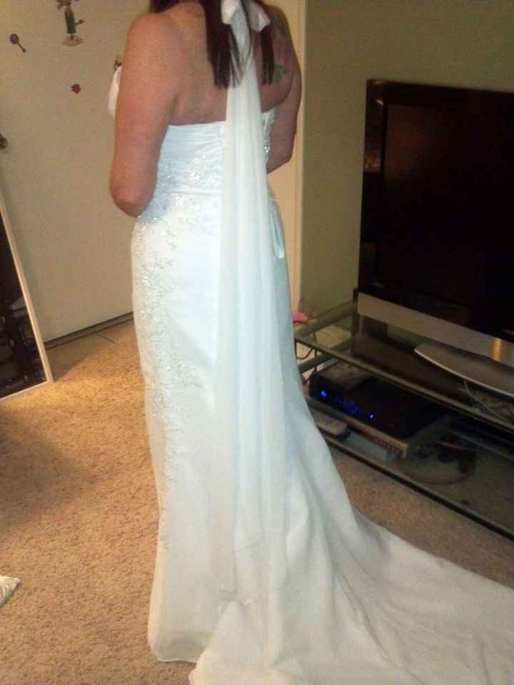 My gown looks better than I ever expected - **pics**