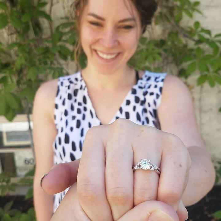 Willow Engagement ring with twisting branches and little leaf accents.