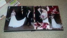 picked up our wedding album today!