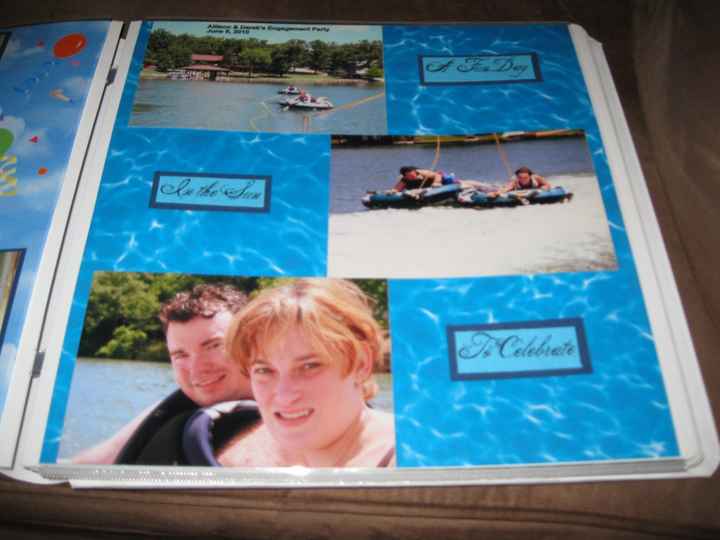 My husband and I are making a storybook wedding album