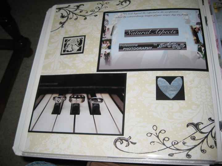 My husband and I are making a storybook wedding album