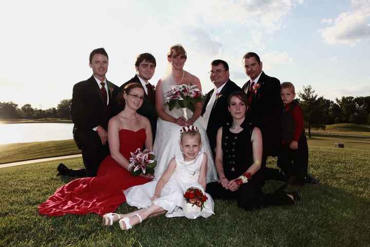 Who was in your bridal party?