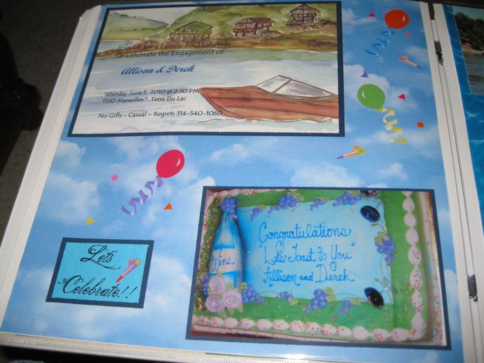 My husband and I are making a storybook wedding album