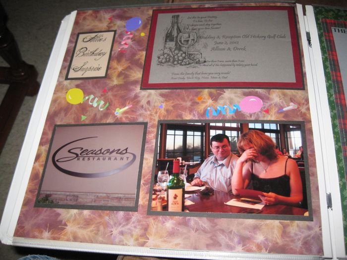 My husband and I are making a storybook wedding album