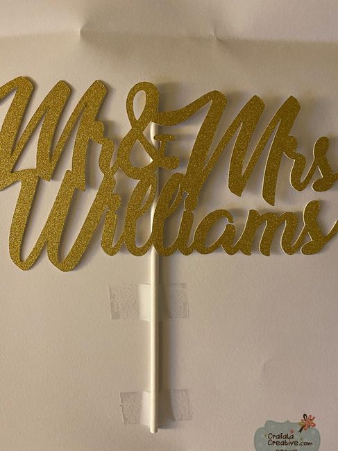 Custom Cake topper 3