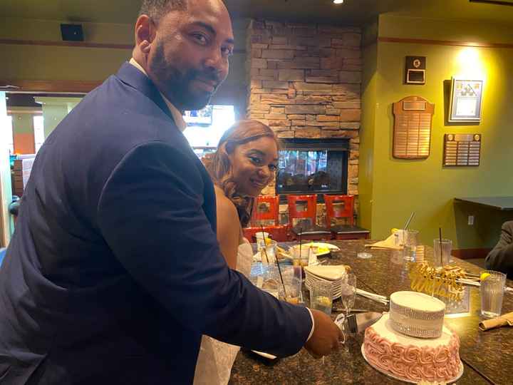 We did it!!! Mr & Mrs Williams - 7