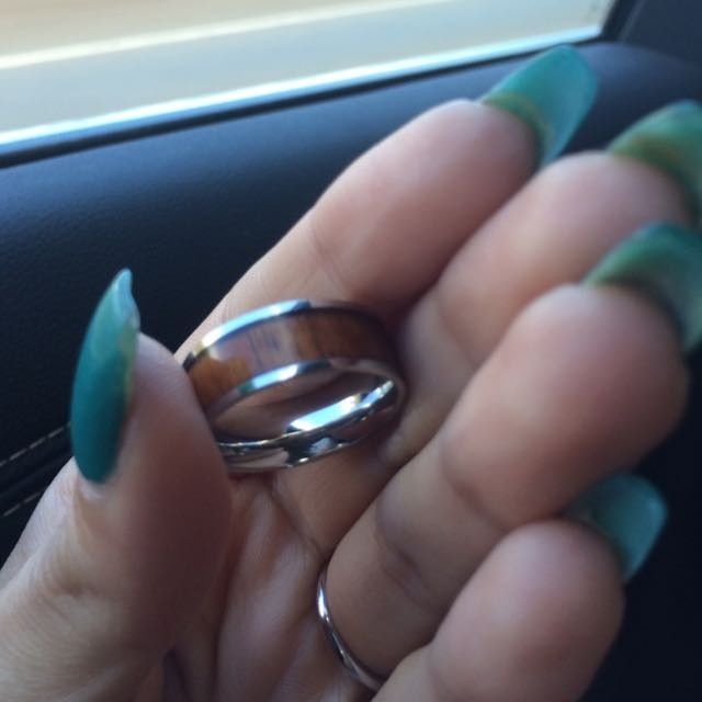 We show off our rings a lot, why not show off your grooms ring!