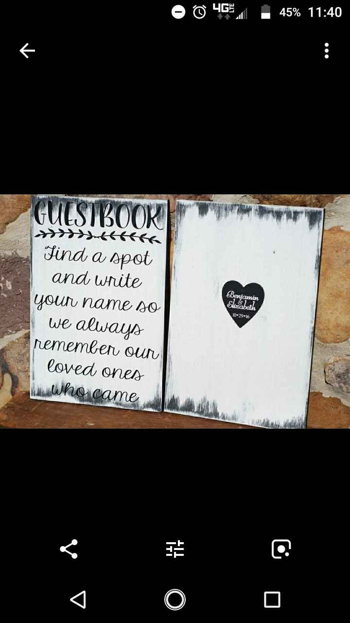 Show me your guestbook inspiration! - 1