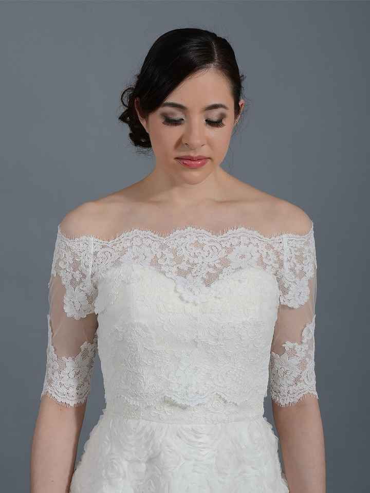 Anyone else looking for a Jacket/Bolero for their wedding dress? Yes, I've googled it.