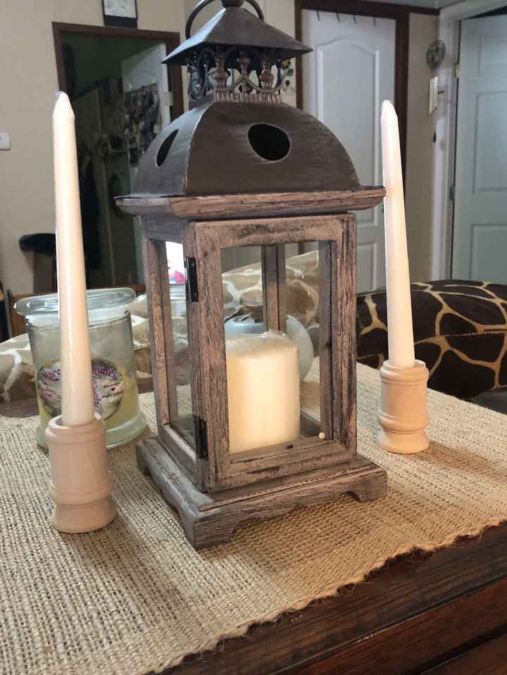 Candle lantern/candle holders:) - 1