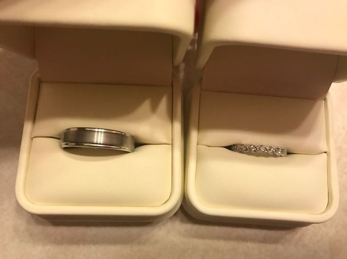 We show off our rings a lot, why not show off your grooms ring!
