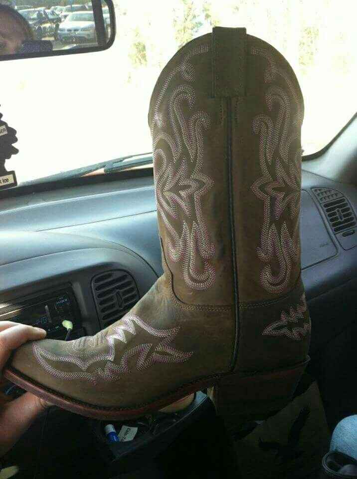 Show me your shoes.