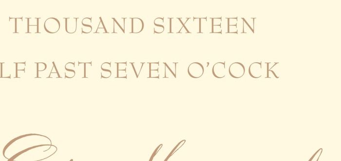 Invitation Spelling Error