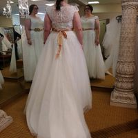 My wedding dress, i absolutely love it, adding sleeves!  Anyone else wearing a ball gown?? - 1