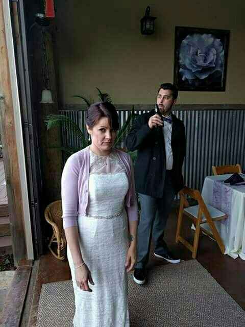 Show me the most awkward photo taken at your wedding!