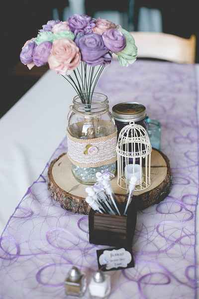 Rustic decor/centerpieces!