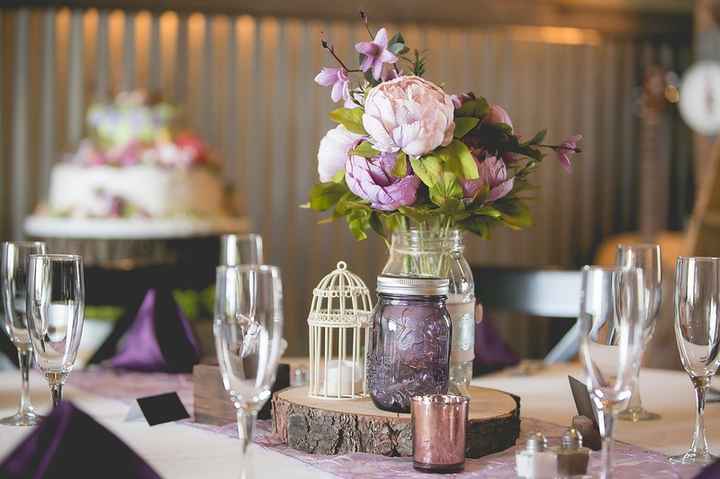 Rustic decor/centerpieces!