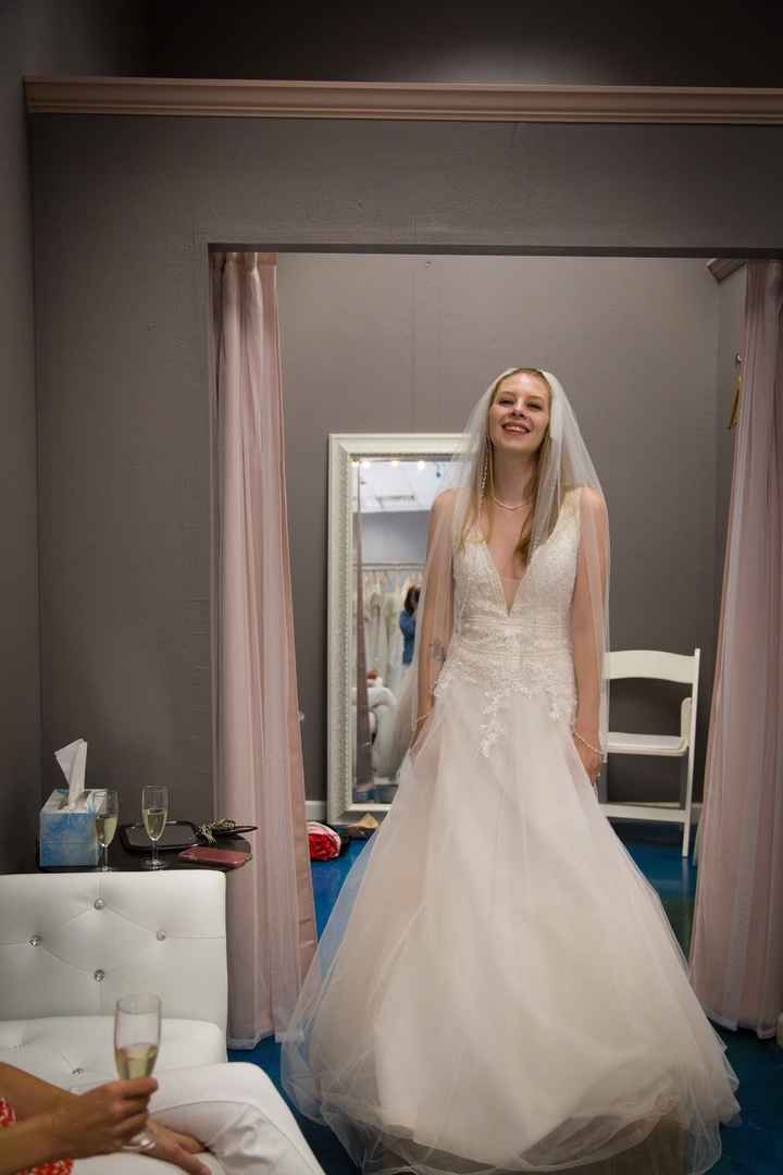 Rebecca Ingram blush dress brides - 1