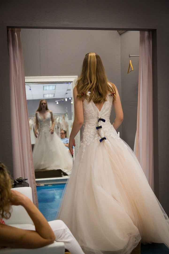 Rebecca Ingram blush dress brides - 1