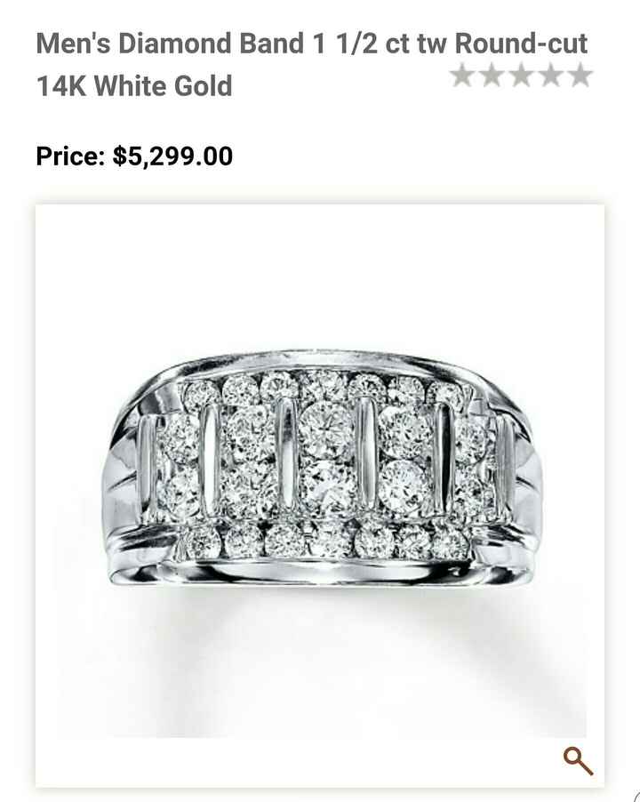 Husband's ring cost?