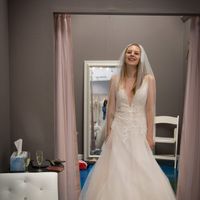 Rebecca Ingram blush dress brides - 1