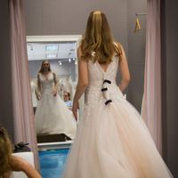 Rebecca Ingram blush dress brides - 1