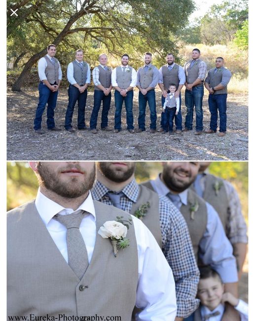 Groomsmen Attire Help! Earth tones w/ Jeans. Show me what you have done! 5