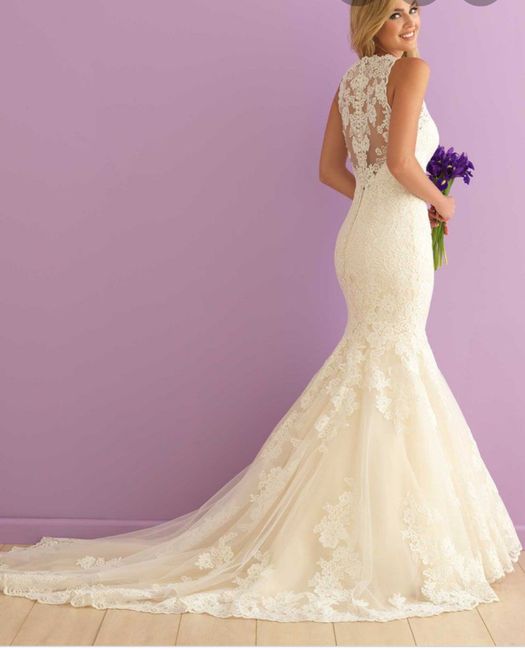 Altering High Neck and High Back Lace Dress - 1