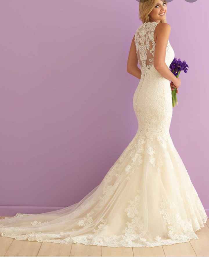 Altering High Neck and High Back Lace Dress - 1