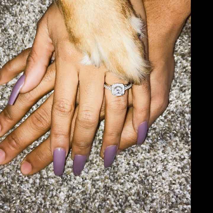 Ring post! Bonus if there’s fur babies involved! - 1