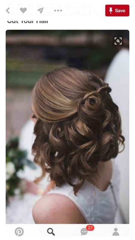 Short/medium haired brides!