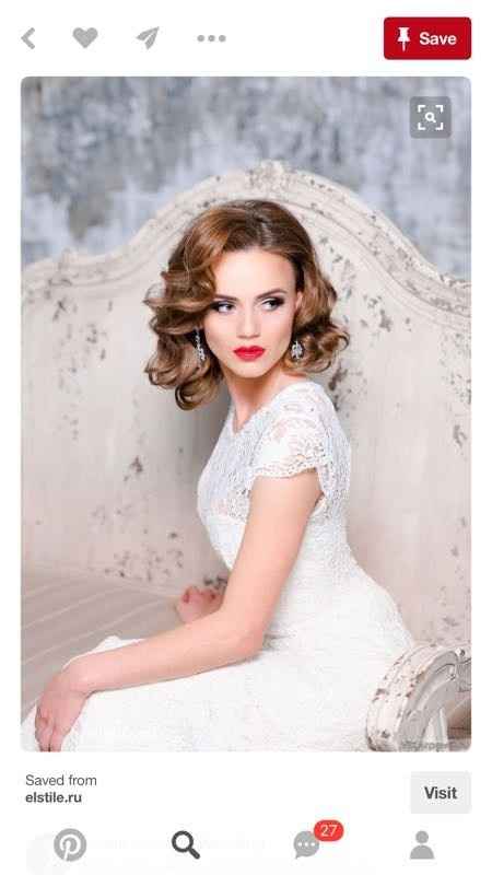 Short/medium haired brides!