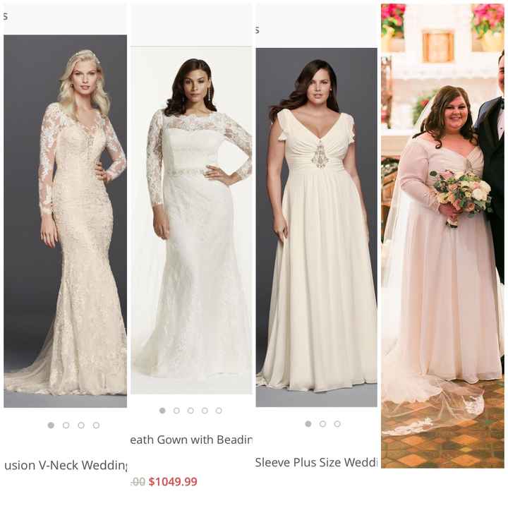 Plus size bride looking for a dress