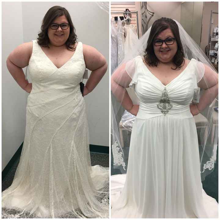 Plus size wedding dresses... Which way to go?
