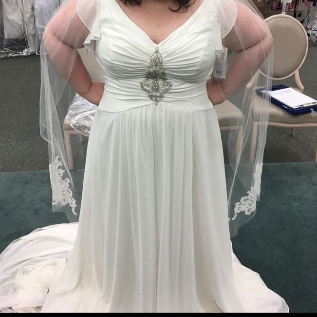 Let me see what you're wearing on your wedding day