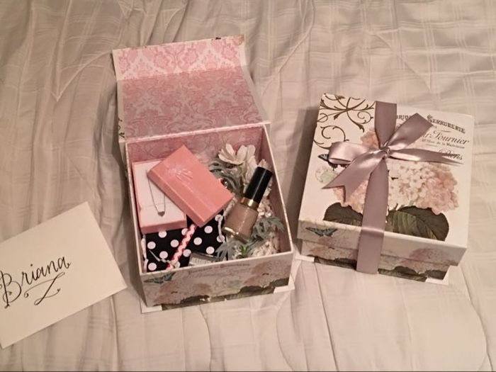 Show me your "bridesmaid boxes"