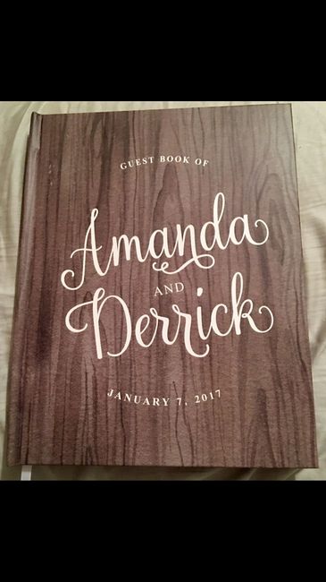 Guest Book Arrived!