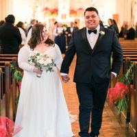  Ivory dress vs wedding party attire - 1